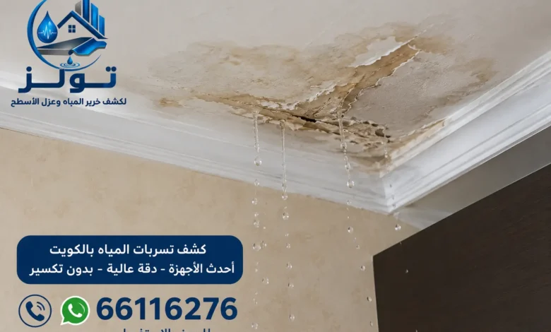 شركة معالجة خرير المياه بالكويت وكشف خرير الأسطح وعزل الأسطح